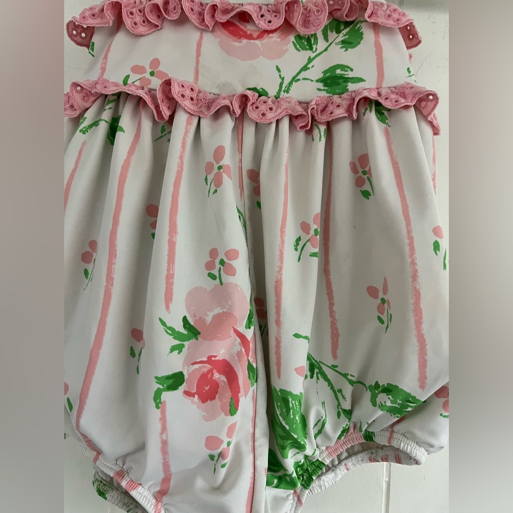 The Beaufort Bonnet Company St. Bart's Bubble swimsuit in Ridgewood Rows 6-12 mo - Picture 4 of 10